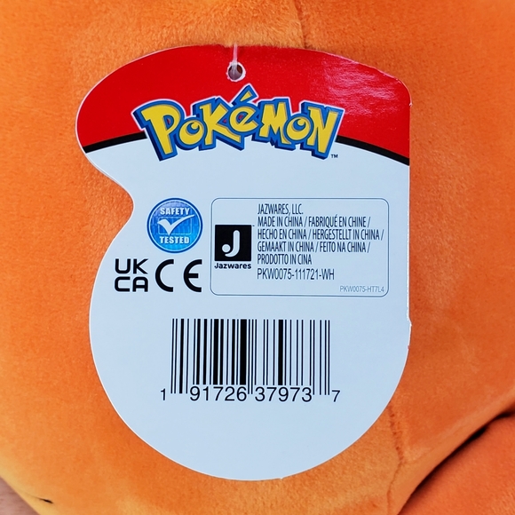 Jazwares Pokemon Charmander 18" UltraSoft Collectible Nintendo Toy Gaming Plush - Picture 10 of 10